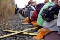 Südblockade gegen 11:30 Uhr