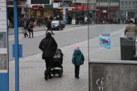 Plakate verschönern die Innenstadt