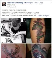 Patrick bei Rocket 73 Tattooing