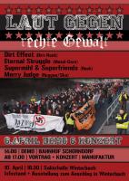 Laut gegen rechte Gewalt-front