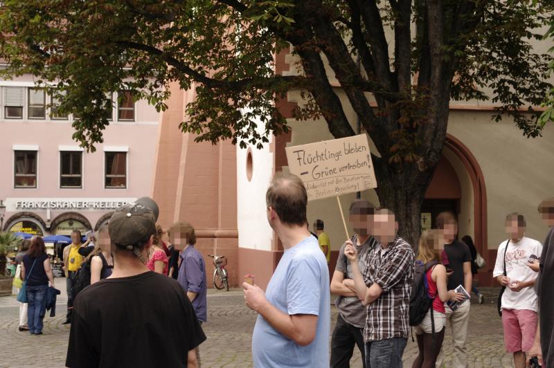 Flüchtlinge bleiben - Grüne vertreiben!