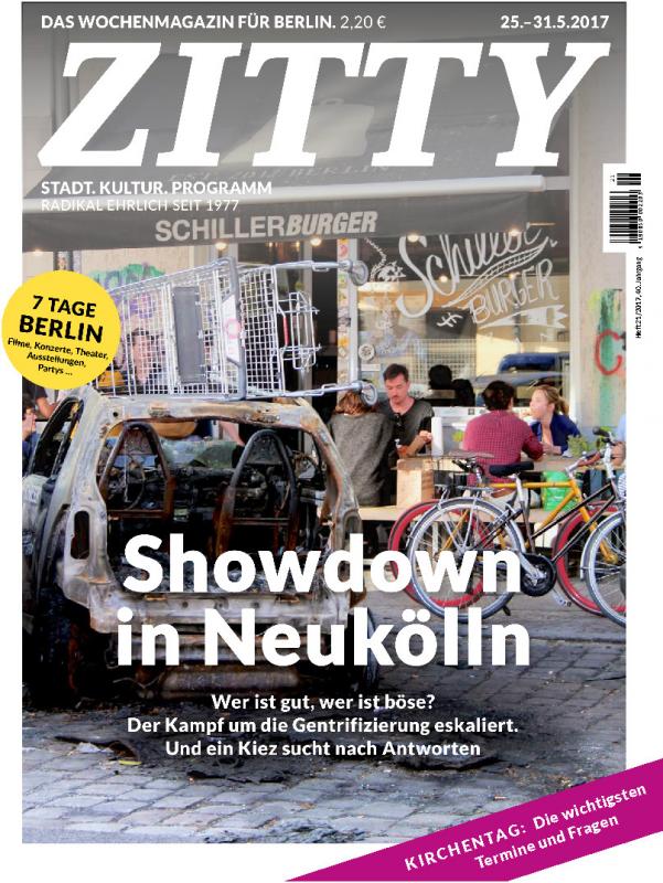 Titel: Zitty 21/2017 - 25 Mai 2017 