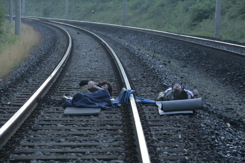 Ankettaktion auf Kohlebahn