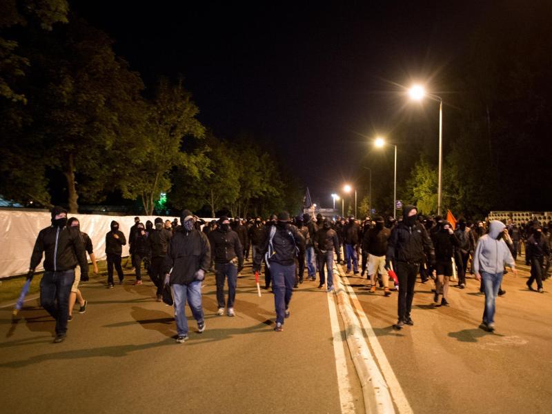 Antifas in Heidenau