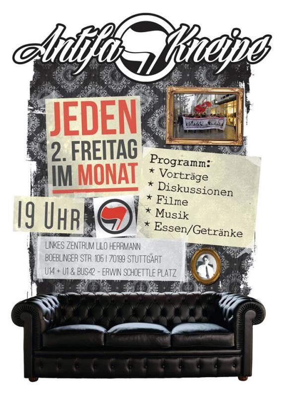 Flyer Antifa-Kneipe