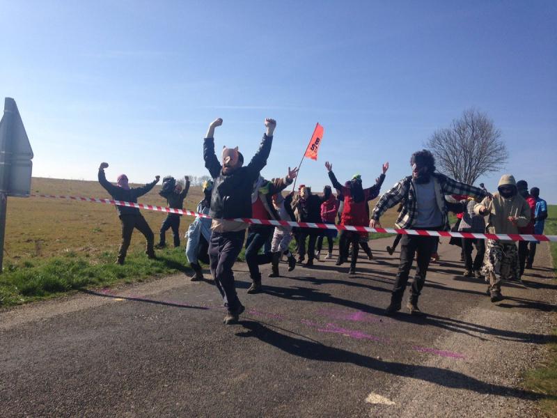 Protest in Bure