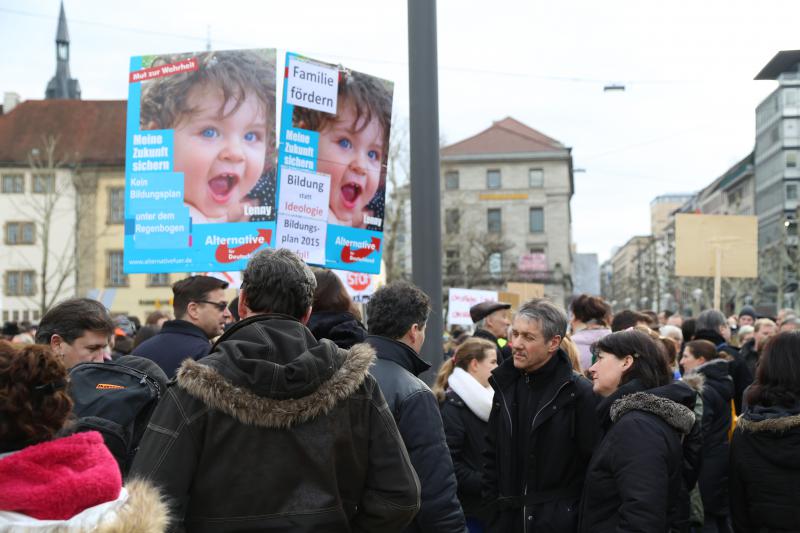 AfD auf homo-&transphober Demo