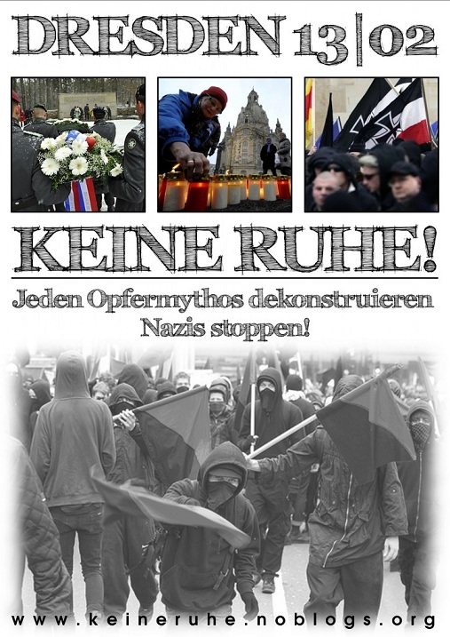 Plakat Dresden - Keine Ruhe