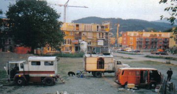 Anfang 2002 im Bereich der zukünftigen Stadtbahn-Wendeschleife