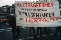 Demozug in der Aachener Innenstadt, 1998