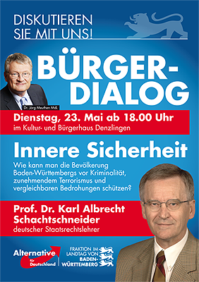 Flyer AfD in Denzlingen 2017