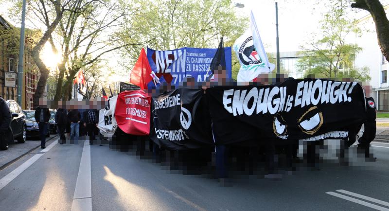 Revolutionäre Vorabenddemo Bochum 30.04.2017 XIII