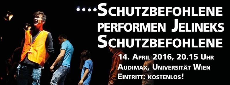 Identitäre stürmen Theatervorstellung von Refugees im Audimax