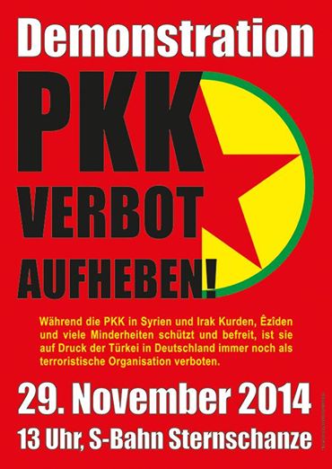 Demo gegen PKK-Verbot