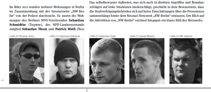 David Linke tauchte bereits in der vierten Ausgabe des Recherchemagazins Fight Back auf. (2013, Seite 11, Abb 24)