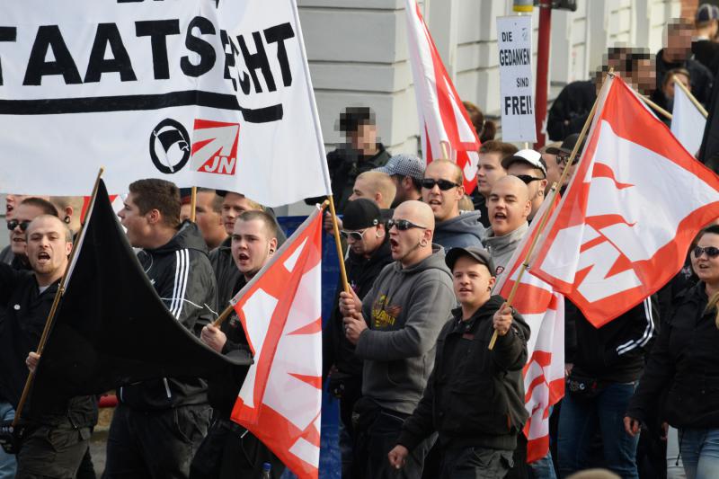 Naziaufmarsch in Döbeln am 5.10. 3