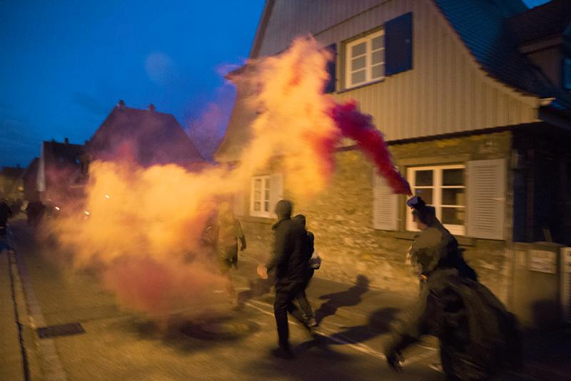 Proteste gegen die faschistische Fackelmahnwache 2017 5