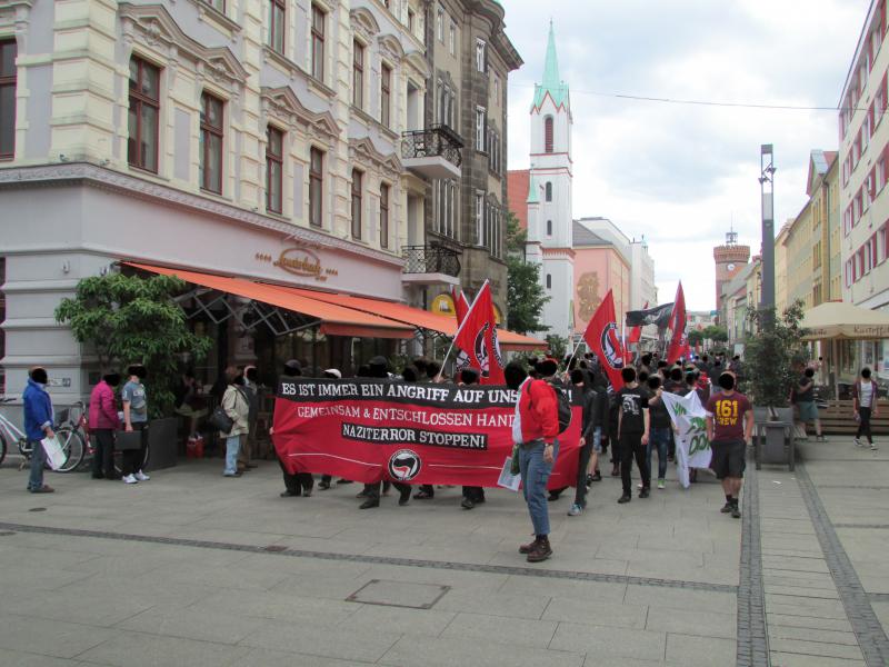 Antifademo Cottbus 30.05.2015