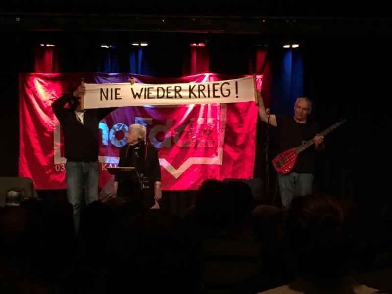 Ester Bejarano Konzert und Lesung #noTddZ