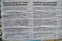 Handreichung für einen schönen 26. September