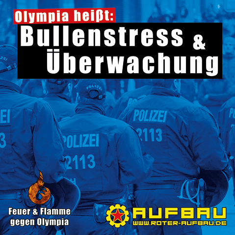 Olympia heißt: Bullenstress & Überwachung