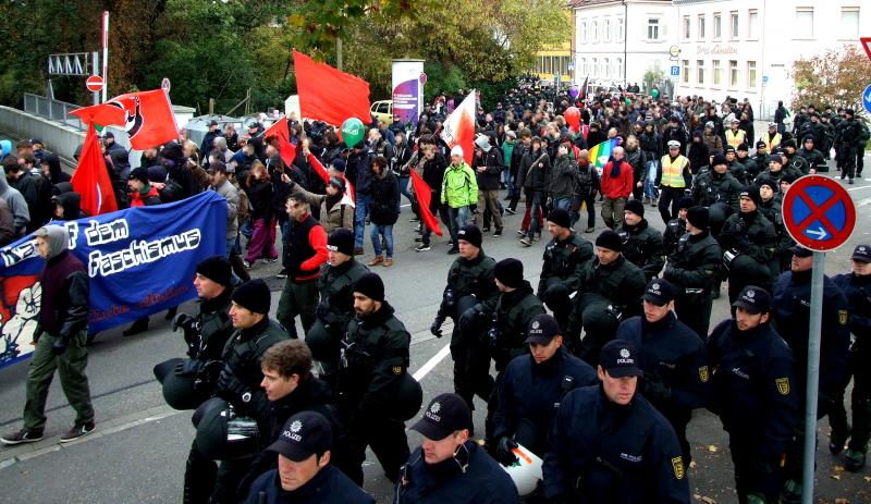 Spontandemo in Emmendingen 