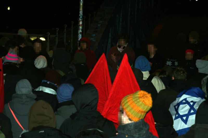 Demonstration Richtung Innenstadt