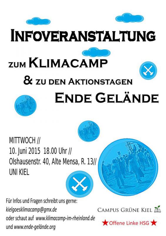 Infoveranstaltung zum Klimacamp