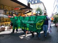 Antifaschistische Demo zu NPD Funktionär Christian Hehl...