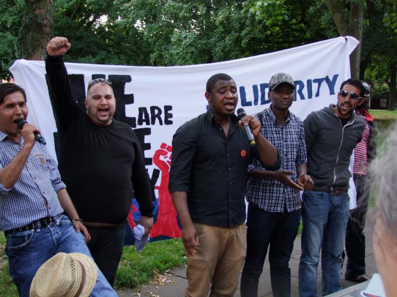 Protest für Bleiberecht - 5