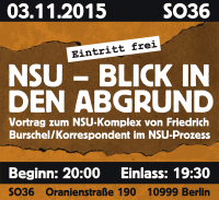 NSU-Vortrag am 03.11.2015 im SO36