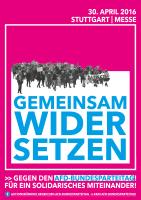 Plakat "Gemeinsam widersetzen"