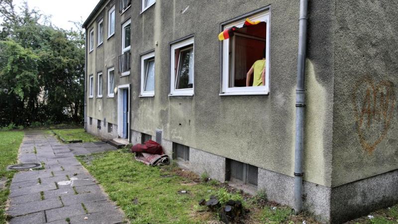 Das Flüchtlingsheim an der Bochumer Krachtstraße steht mittlerweile leer.