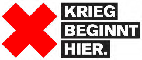 KRIEG BEGINNT HIER.