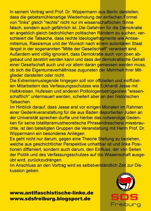 Flyer Rückseite