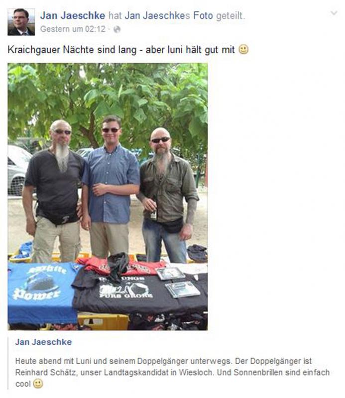 So feiert Jaeschke den "hohen Besuch" bei Facebook ab