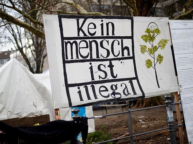 kein mensch ist illegal auf dem oranienplatz