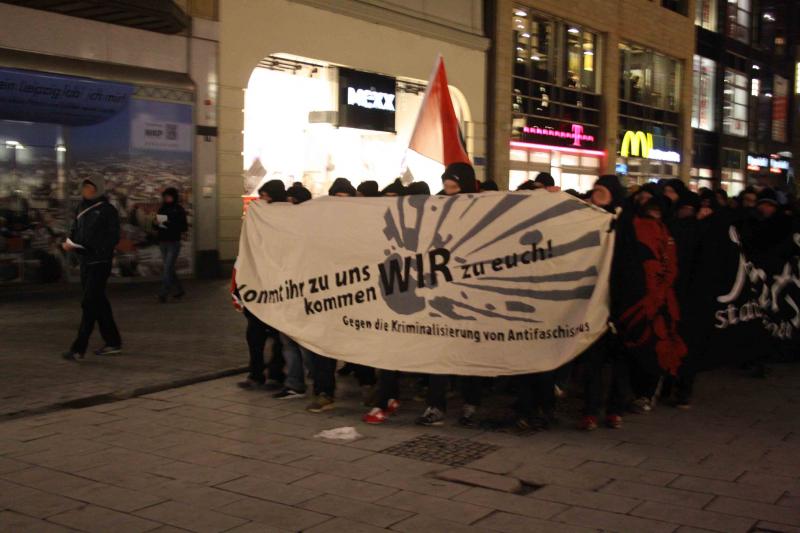 Antifa-Demo Leipzig - 6