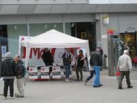 Infostand in Schwenningen