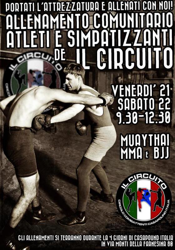 Il Circuito - Circolo Combattenti CasaPound Italia -Plakat