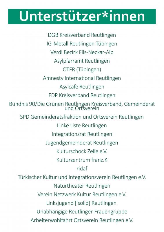 Flyer-Rückseite: Unterstützer*innen