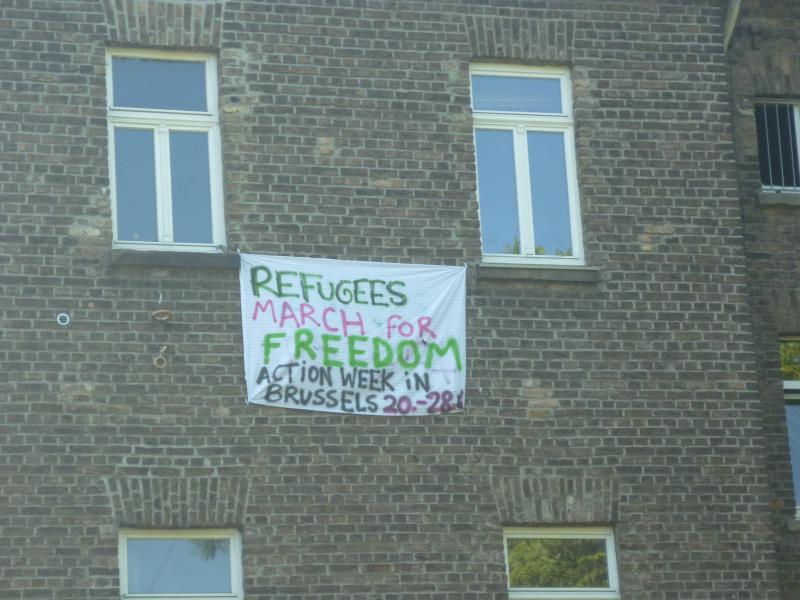 Solidarität mit dem Refugees March For Freedom 4