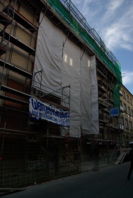 Hier in der Kobellstraße wurden bis auf eine Mietpartei alle vertrieben