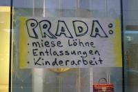 Prada: miese Löhne, Entlassungen, Kinderarbeit