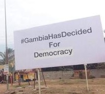 #GambiaHasDecided For Democray