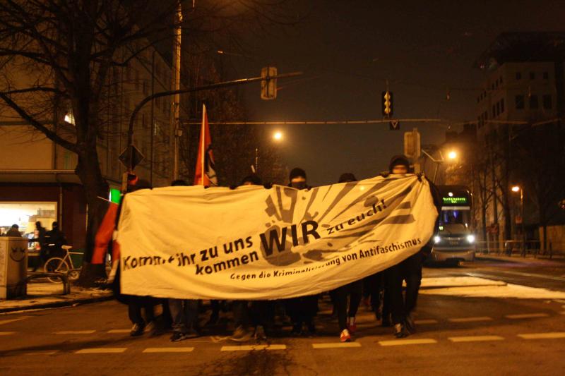 Antifa-Demo Leipzig - 8