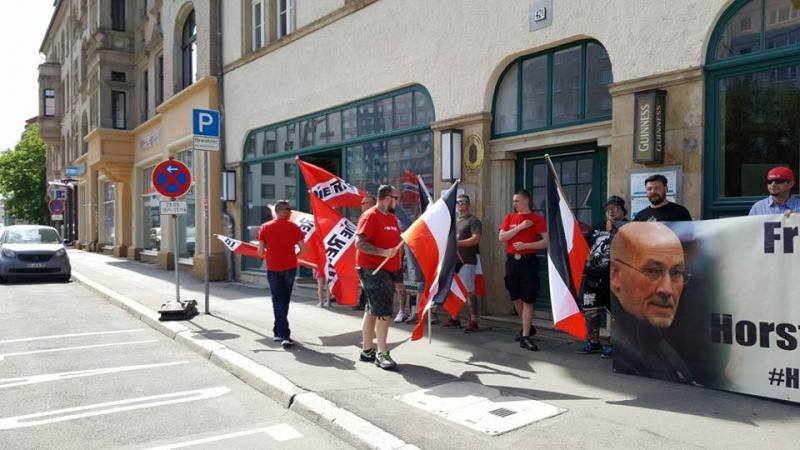 Freiheit für Horst Mahler Kundgebung in Erfurt