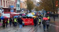 1. Demo in der Fußgänger*innenzone