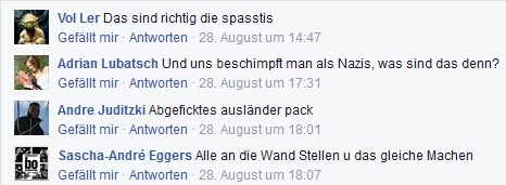 Andre Juditzki: Rassistische Kommentare 