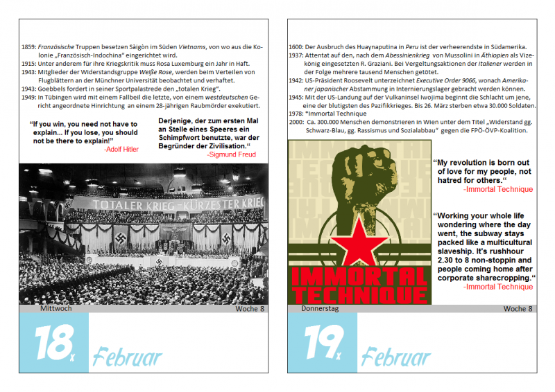 25.) 18. & 19. Februar